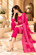 Pink Floral Printed Rayon Kurta Set